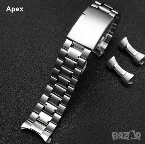 Стоманени Верижки за Часовници.Верижка заЧасовник18 20 22 24мм Seiko/Orient/Casio/Ракета/Слава/Полет, снимка 10 - Каишки за часовници - 54169493