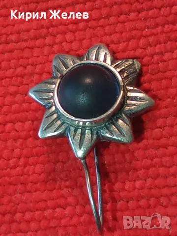 МАРКОВА ВЕЛИКОЛЕПНА ФЛОРАЛНА СРЕБЪРНА ОБЕЦА ЦВЕТЕ СРЕБРО 925 SEZGIN с ПОЛИРАН ЦВЕТЕН КРИСТАЛ 47952, снимка 11 - Обеци - 49150627