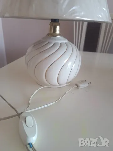 Порцеланова нощна лампа , снимка 5 - Настолни лампи - 50045413