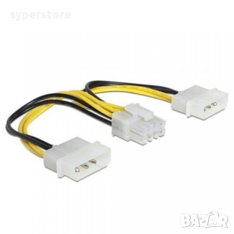 Захранващ кабел за Видео карта 2бр. 8pin Molex към ATX Digital One SP01287 Cable adapter