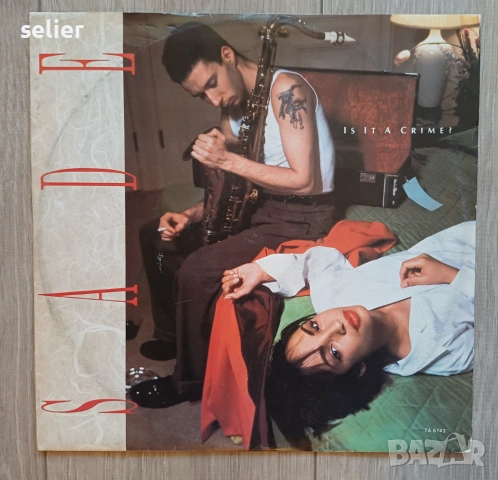 Sade ‎– Is It A Crime? Maxi Single 12 Изсание 🇬🇧 UK 1985г Състояние на винила:NEAR MINT Състояние 