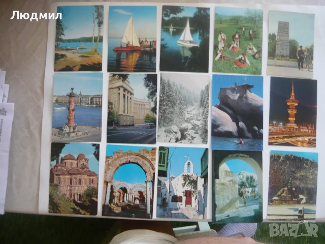 стари пощенски картички с изгледи от много страни, снимка 17 - Колекции - 50517527
