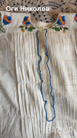 Автентична къса риза от народна носия, снимка 3 - Антикварни и старинни предмети - 50470461