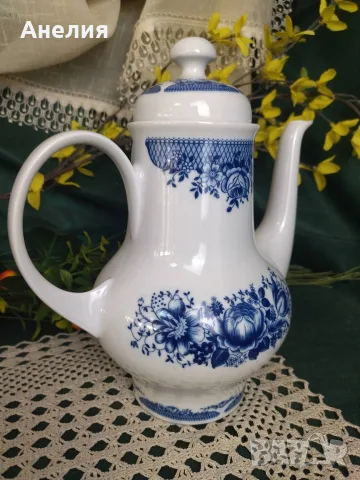 Kahla ГДР чайник чудесен , снимка 3 - Чаши - 56211227