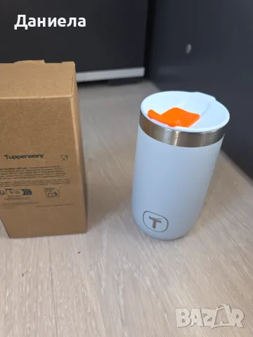 Термо чаша метална 0.355 л. TUPPERWARE , снимка 5 - Термо продукти (термоси, термочаши) - 56351555