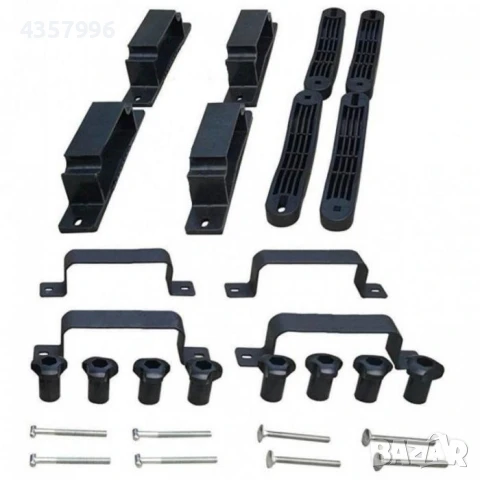 Стоманен багажник за покрив 2240 120х100см, снимка 3 - Аксесоари и консумативи - 48768369