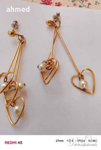 Позлатани престъпни и обици, снимка 2 - Пръстени - 52519761