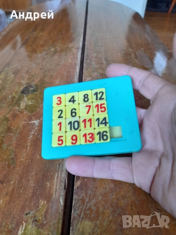 Стара детска игра,плочка за редене,подреждане #15, снимка 2 - Други ценни предмети - 51760793