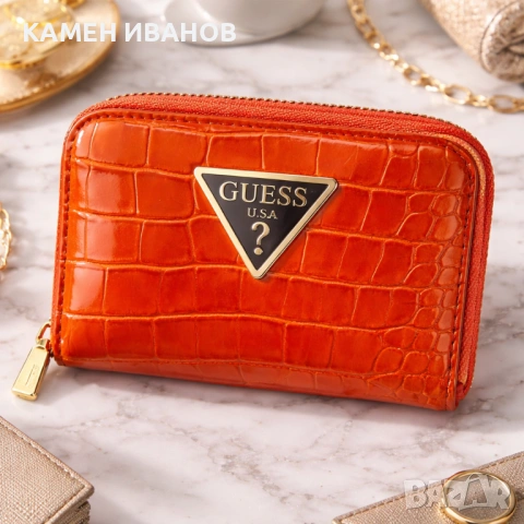 Дамско портмоне Guess с кутия Гес - 2 модела налични, снимка 3 - Портфейли, портмонета - 53910354