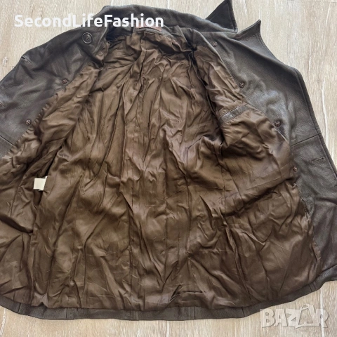 Дамско кожено яке Golden Bear San Francisco с двойно закопчаване, размер M, произведено в САЩ, снимка 9 - Якета - 53381671