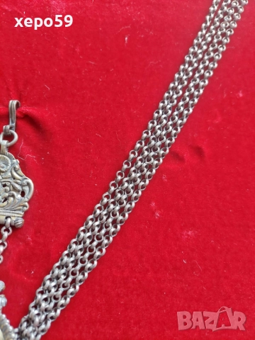 Огромен стар сребърен накит в отлично състояние, снимка 15 - Антикварни и старинни предмети - 52217581