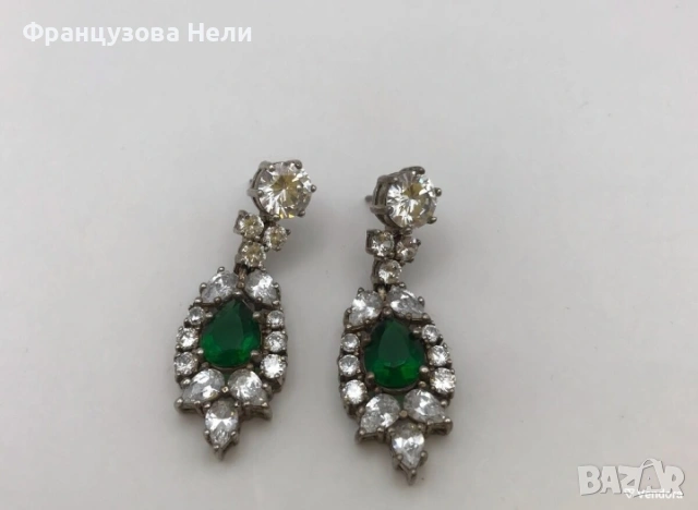 Арт Деко,комплект бижута 925, снимка 2 - Антикварни и старинни предмети - 54119607