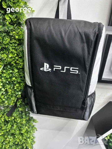 Чанта за пренасяне на конзола PS5 и аксесоари, текстилен материал, водоустойчива, 41x12x27 CM, черно