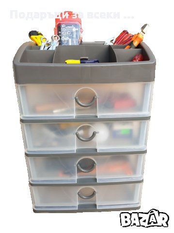 Пластмасов шкаф за инструменти, снимка 4 - Куфари с инструменти - 29518513
