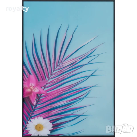 Картина Тропически растения с рамка, 40*60 см