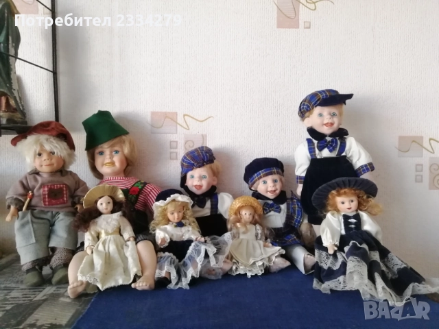 Мини порцеланови кукли, ръчно рисувани, леонардо и други средни порцеланови кукли, снимка 3 - Колекции - 49664201