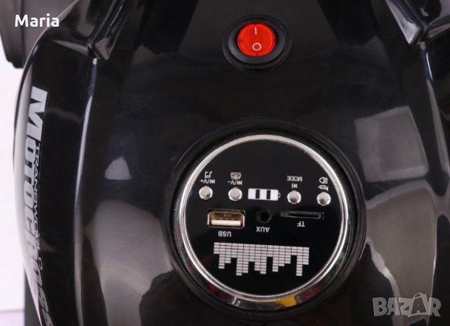 Акумулаторен МОТОР Ninja Duo 12V меки гуми с Кожена седалка, снимка 9 - Детски велосипеди, триколки и коли - 34368484