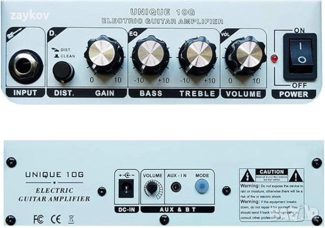 OBB Bluetooth китарен усилвател с двойна мощност, снимка 2 - Тонколони - 52725857