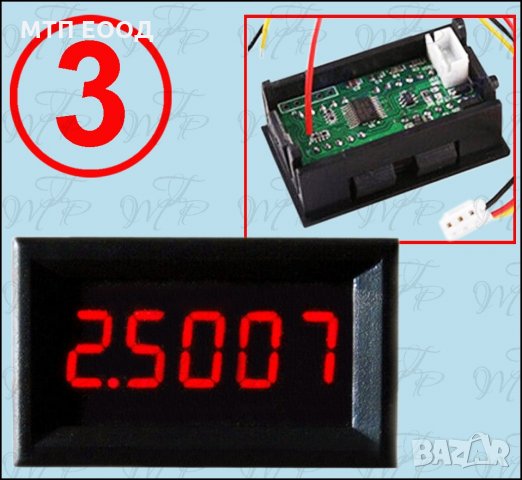 Волтметър прецизен, точен волтмер, ампермер, амперметър, волтампер, волт, ампер измерване, снимка 3 - Друга електроника - 31146698