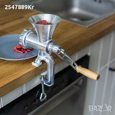 .Мултифункционална ръчна мелница – за месо, колбаси и бисквити