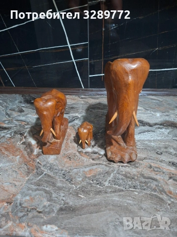 слонове.от дърворезби, снимка 5 - Статуетки - 53337537