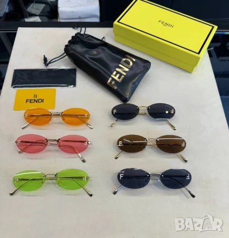 очила с черен обикновен калъф fendi miu miu , снимка 6 - Слънчеви и диоптрични очила - 50592874