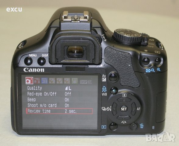 Фотоапарат Canon 450D с обектив Canon EF-S 18-55 IS, снимка 3 - Фотоапарати - 38982495