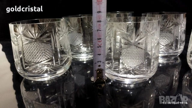 кристални чаши за уиски , снимка 2 - Антикварни и старинни предмети - 51459072