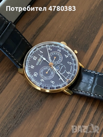 Zeppelin LZ129 Hindenburg Moon Phase (Model 7038-3), снимка 8 - Мъжки - 54007686