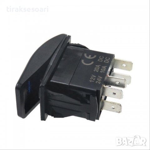 Копче/бутон за сигнални светлини с надпис STROBE LIGHTS за вграждане 12V - 24V, снимка 2 - Аксесоари и консумативи - 39868244