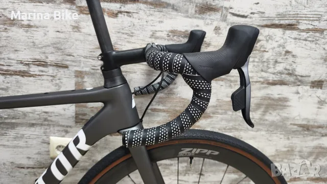 НОВ карбонов велосипед Factor LS Gravel CeramicSpeed SRAM Rival AXS Zipp 303S | 49, снимка 9 - Велосипеди - 56288166