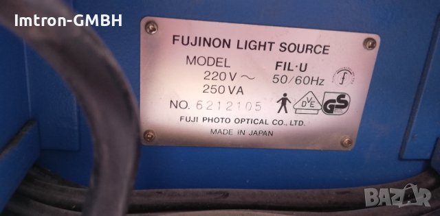 FUJINON LIGHT SOURCE /  FIL-U   220V - 50 / 60 Hz, снимка 5 - Медицинска апаратура - 37163074