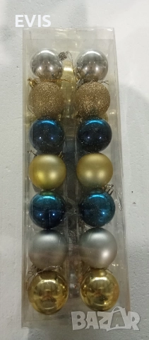 🎄 Комплект коледни топки за елха – 37 броя 🎄, снимка 3 - Други - 51922573