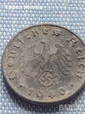 Монета 10 райхсфенинг 1940г. Германия Трети Райх с СХВАСТИКА за КОЛЕКЦИЯ 29600, снимка 5 - Нумизматика и бонистика - 42820086