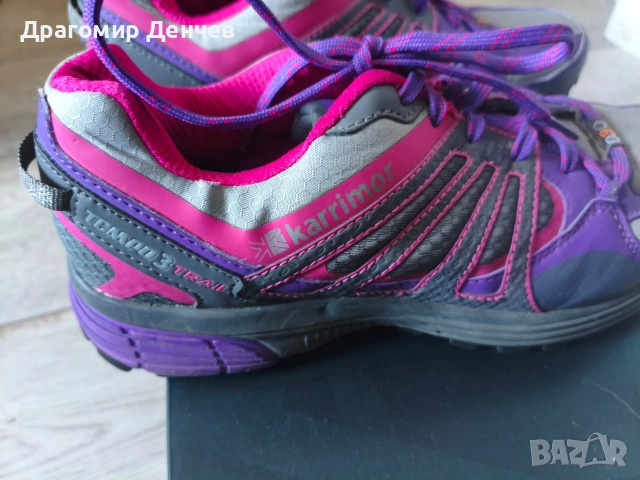Дамски Зимни маратонки Karrimor Tempo 3 Trail 40.5, снимка 2 - Маратонки - 52962441