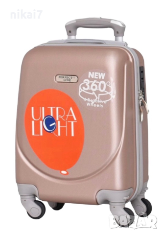 WeTravel пътнически куфар за ръчен багаж с 4ри колела 360°40/30/20см, снимка 8 - Куфари - 44792991