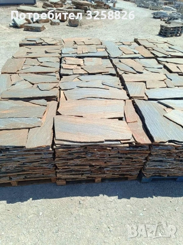 Естествен камък Облицовка, Настилка, Декоративен.Тикли,Плочи от Гнайс. , снимка 9 - Строителни материали - 35137393