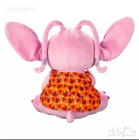 Плюшена играчка Ейнджъл (Angel) от "Stitch Attacks Snacks" – Лимитирана серия! 🎀🍎🍫, снимка 5 - Плюшени играчки - 48174466