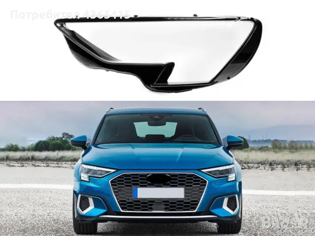 Стъклo за фар на Audi A3 8Y 2020+ (Ляв), снимка 5 - Аксесоари и консумативи - 49985132