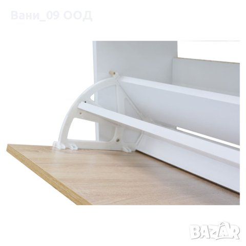 Шкаф за обувки-бяло+дъб сонома, снимка 3 - Шкафове - 40832629