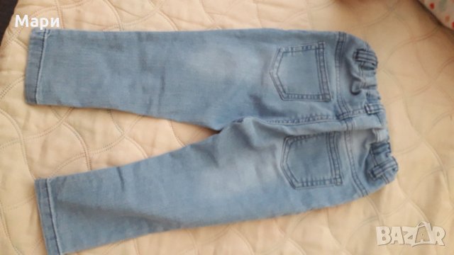 Дънки за момиче р-р 92, снимка 3 - Бебешки дънки - 29628721