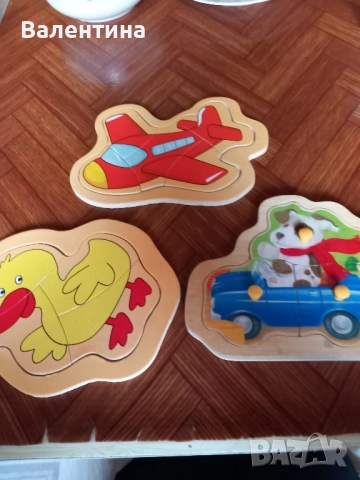 Детски дървени пъзели , снимка 2 - Образователни игри - 52350686