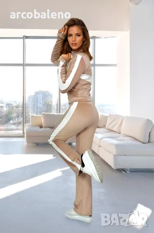 Дамски комплект кадифе Bluebell, 2цвята , снимка 4 - Комплекти - 50050111