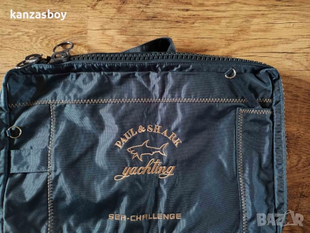 Paul & Shark Yachting Tasche Bag Aktentasche Tragetasche Sea Challenge Blau - мъжка чанта-несесер , снимка 2 - Чанти - 52136798