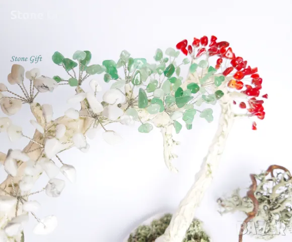 Дръвче Полускъпоценни Камъни, Подарък Момиче, Подарък Камъни, Подарък Жена, Рожде ден, снимка 12 - Други - 35683010