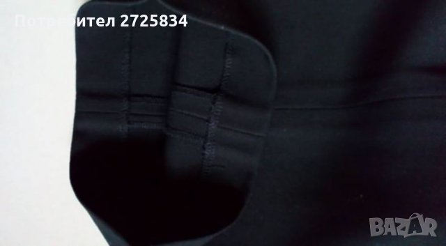 Елегантен черен панталон MaxMara, размер IT 46 D42, снимка 6 - Панталони - 35038841