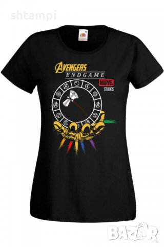 Дамска тениска Avengers End Game Thor,Филм,Игра,superhero,Изненада,Подарък,Повод,, снимка 2 - Тениски - 37727307