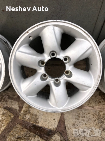 4бр. Алуминиеви джанти от Nissan terrano 2 - 16 цола., снимка 4 - Гуми и джанти - 52597609