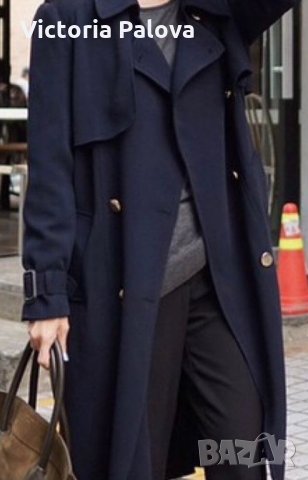 Красив тежък тренчкот Дания, снимка 14 - Палта, манта - 31722344