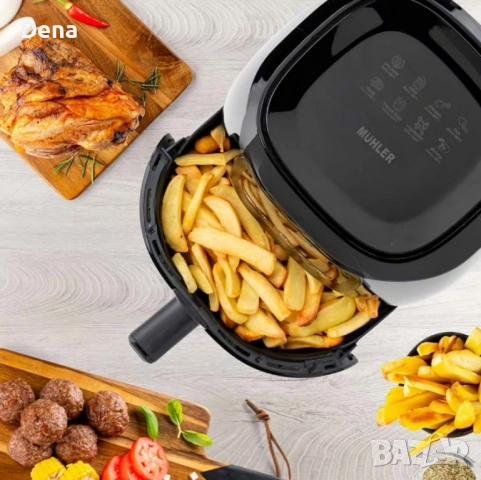 Фритюрник с горещ въздух , снимка 4 - Фритюрници - 52342028